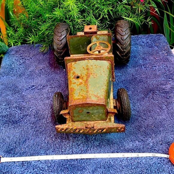 1950’s antique toy earth mover tractor and dump by Euclid Pioneer - Picture 5 of 15